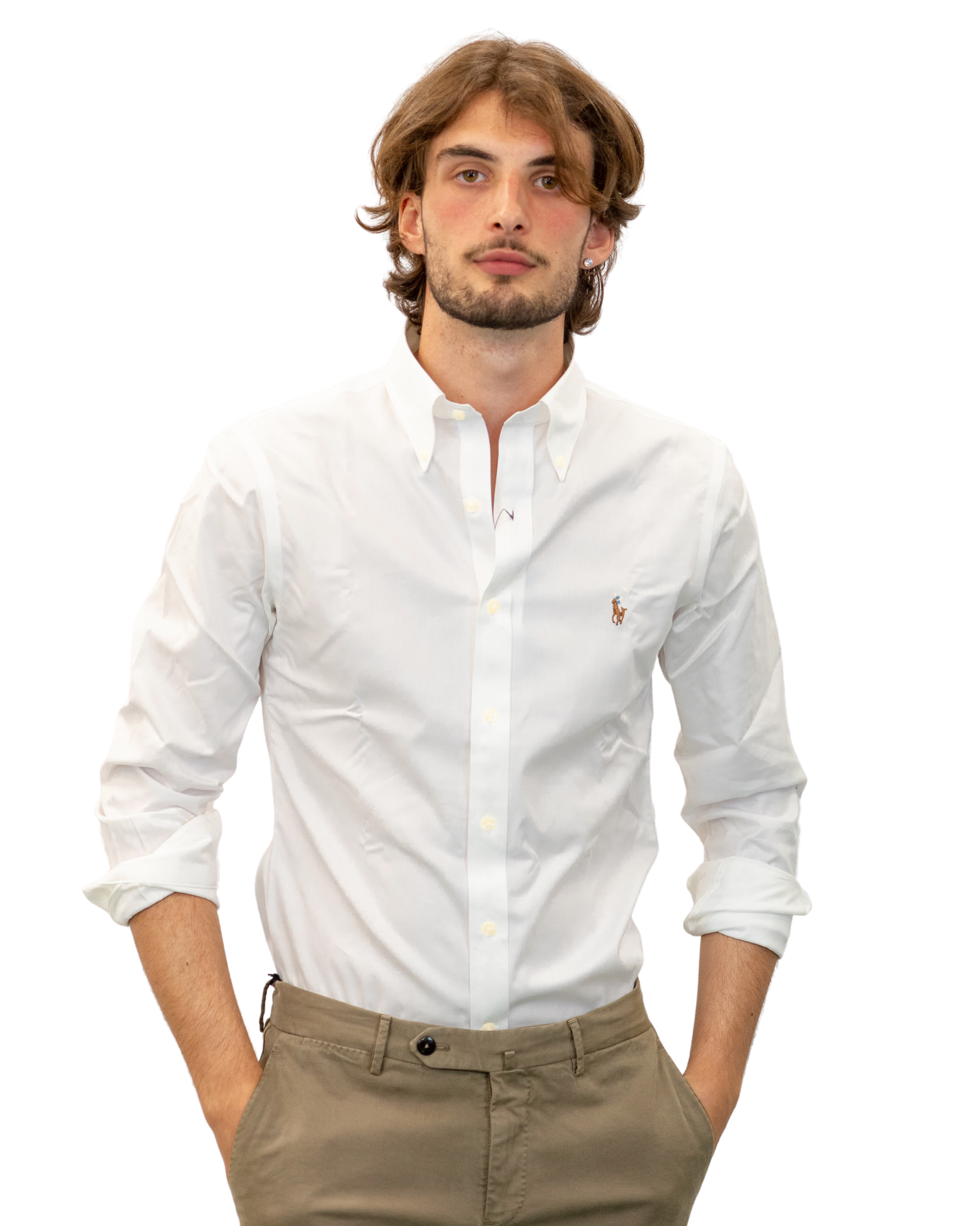 Ralph Lauren Uomo Abbigliamento Camicie Camicie eleganti Camicia in Oxford pin point 
