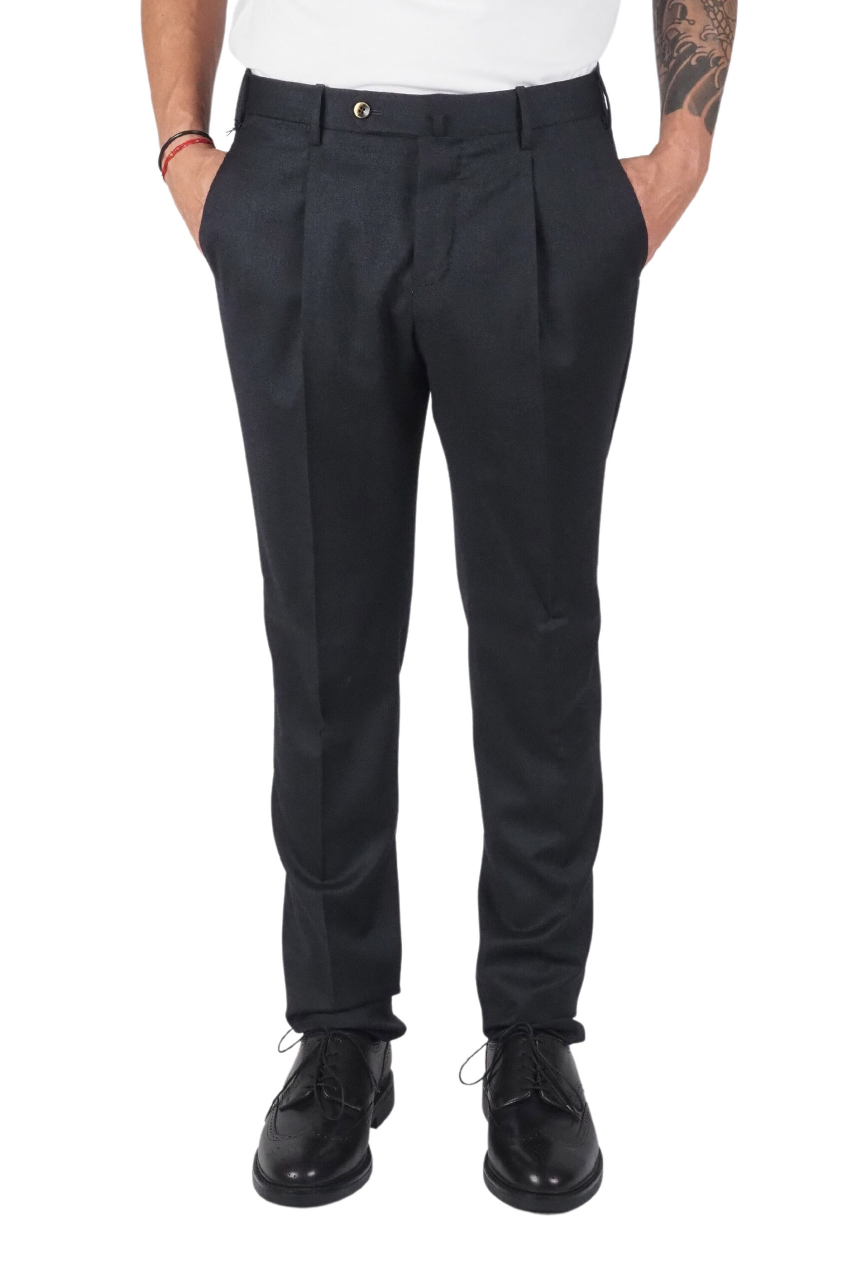 Pantaloni grigi in lana