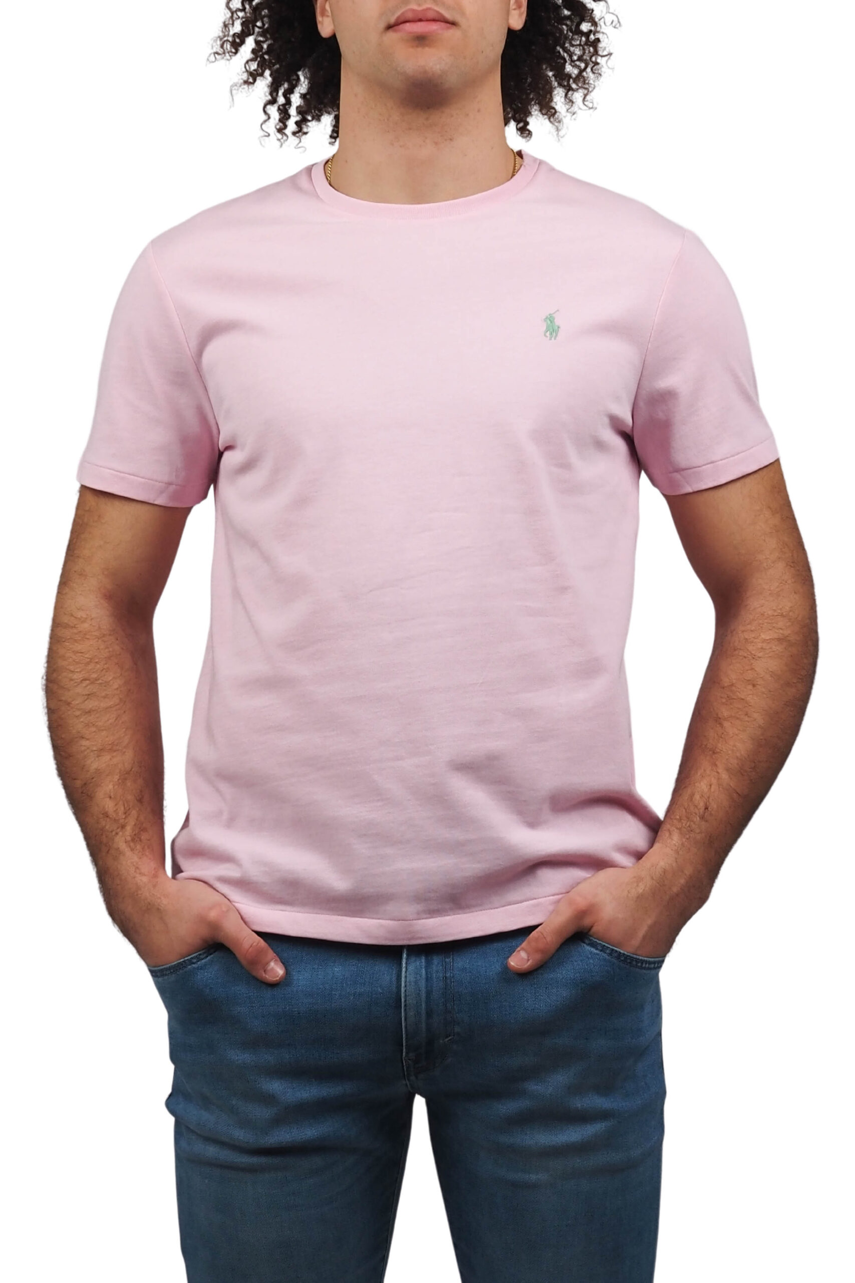 Polo-Ralph-Lauren-t-shirt-rosa-in-jersey