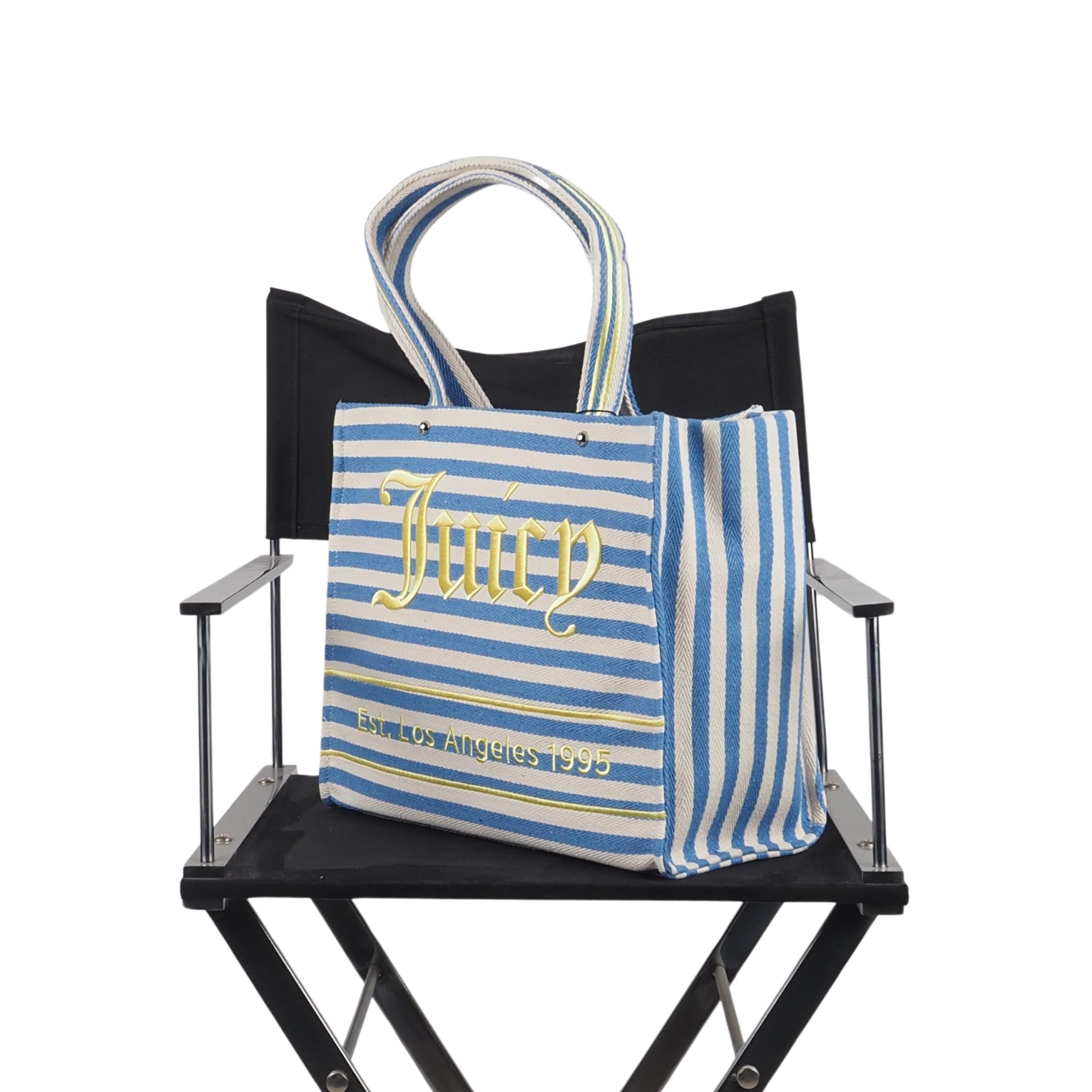 Juicy Couture shopper bianca e celeste - Lungarotti Perugia