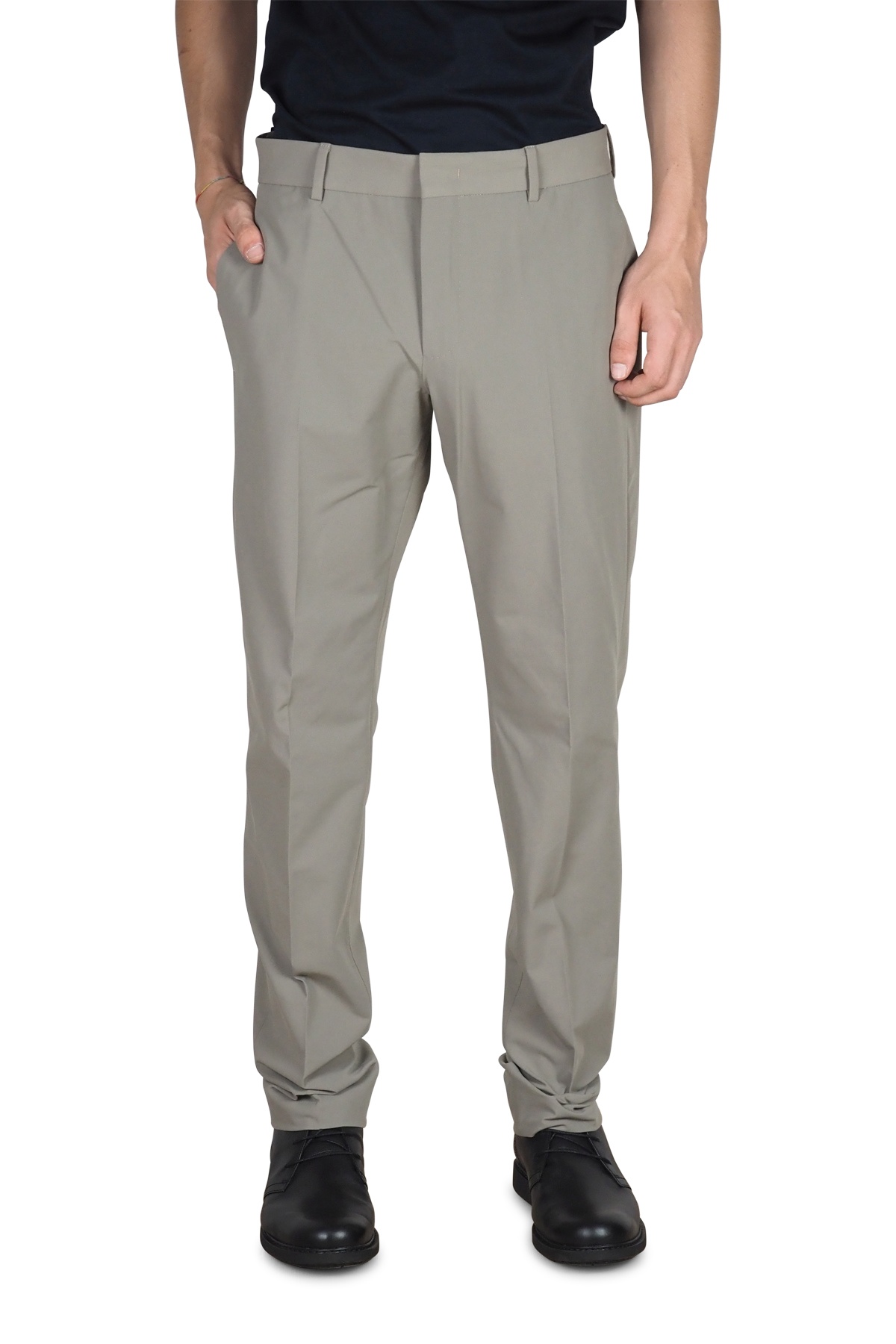 Pantalone uomo tessuto tecnico beige