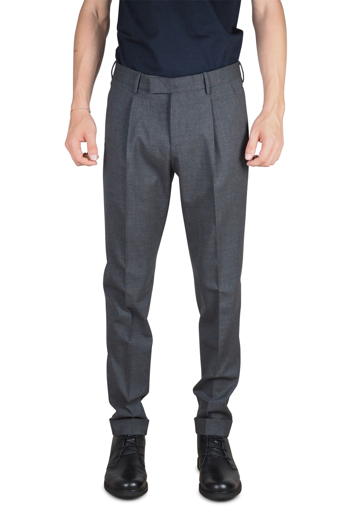 Pantaloni uomo in fresco lana