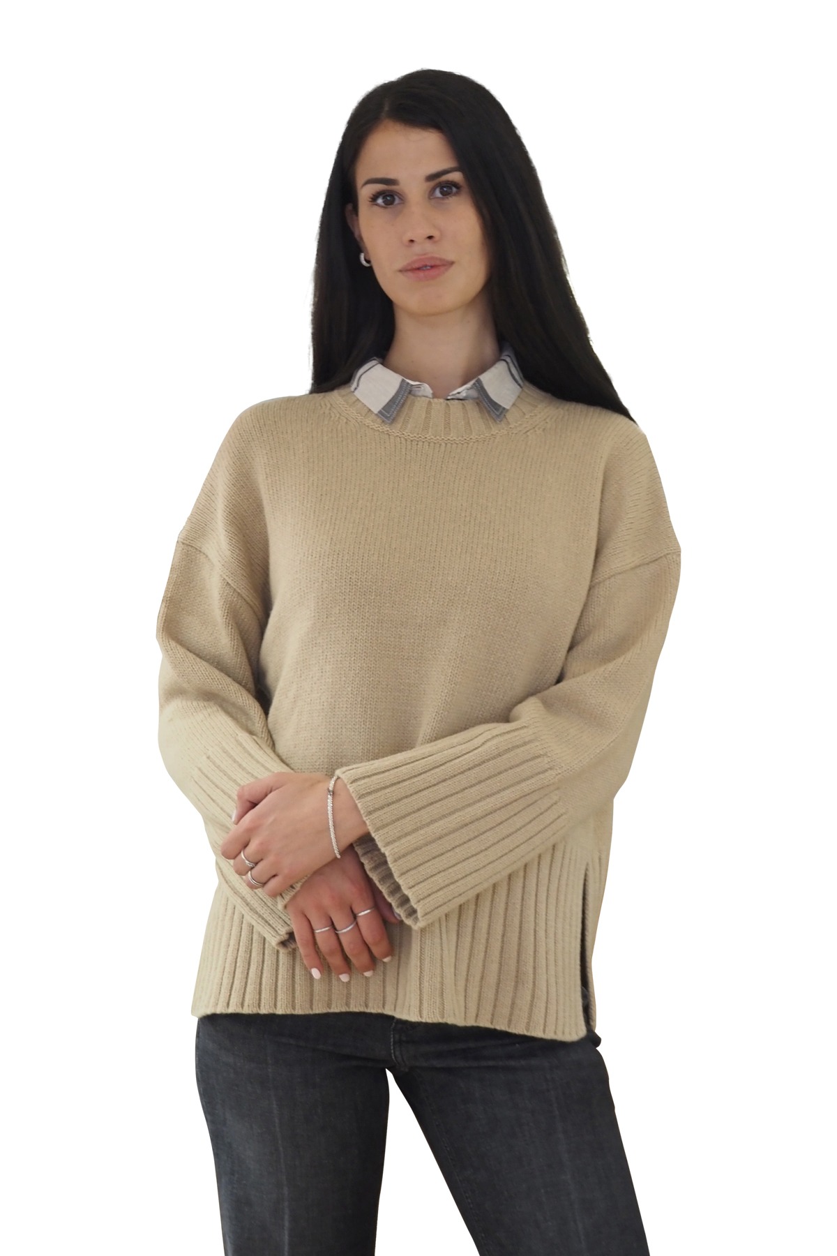 Maglia beige invernale
