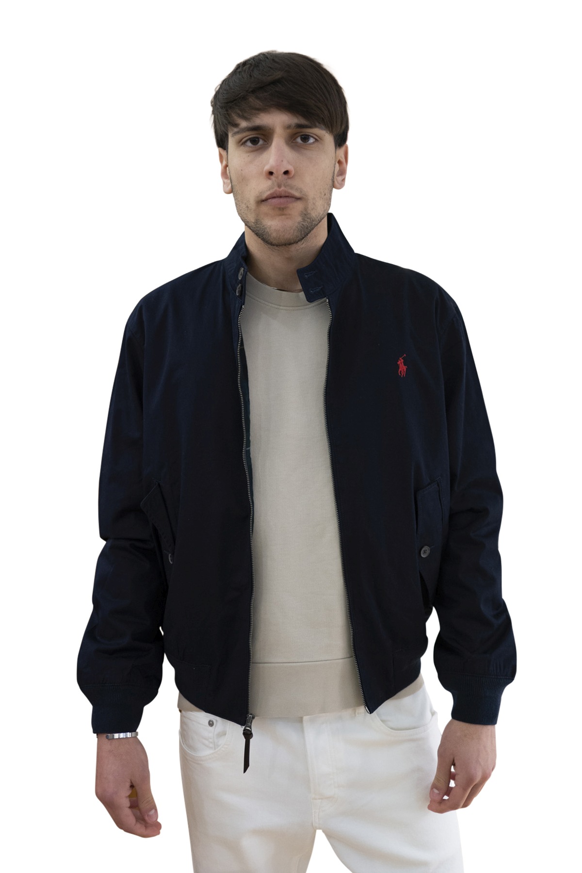 Giacca uomo blu in cotone