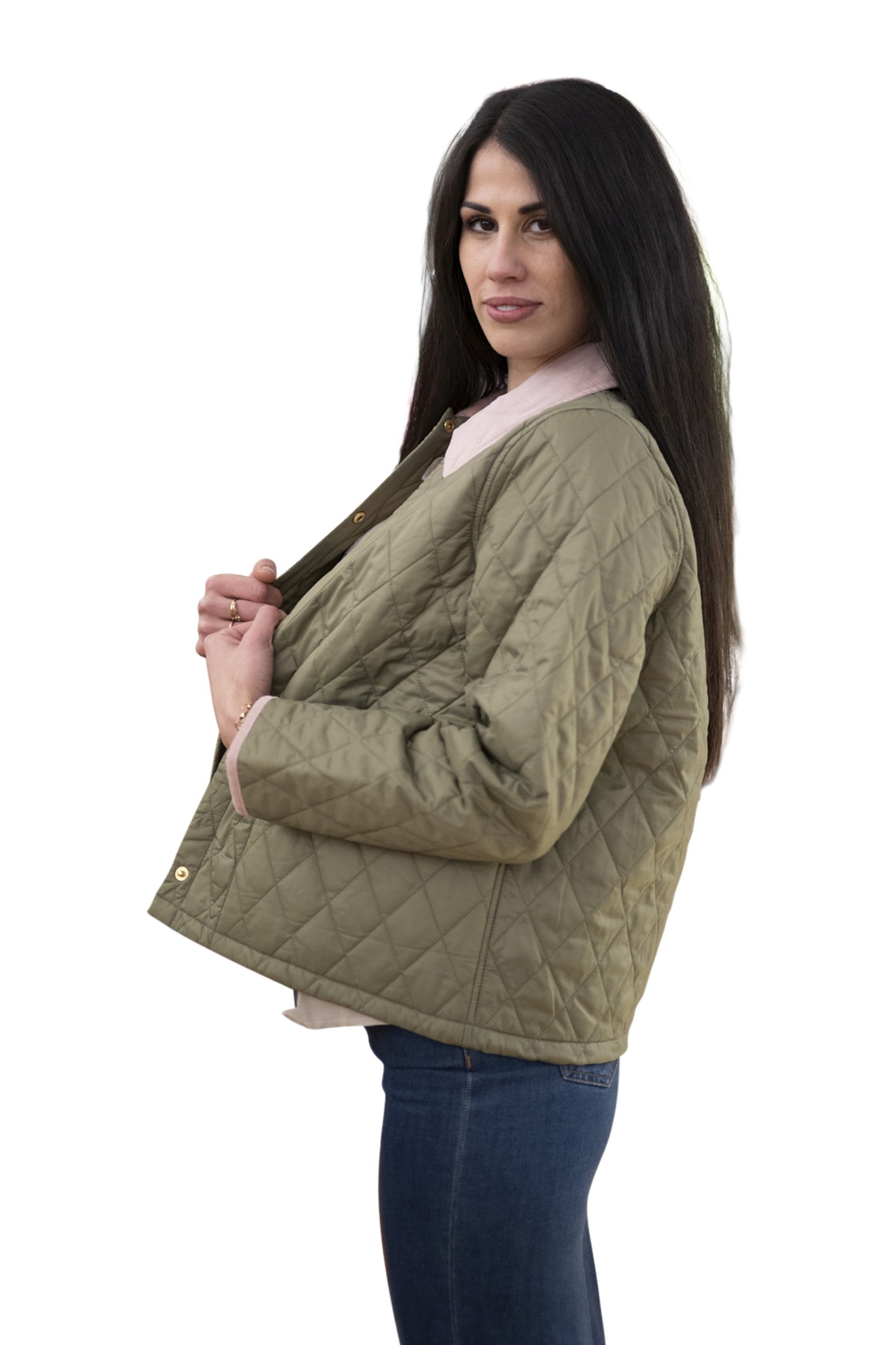 Giacca Trapuntata Liddesdale verde