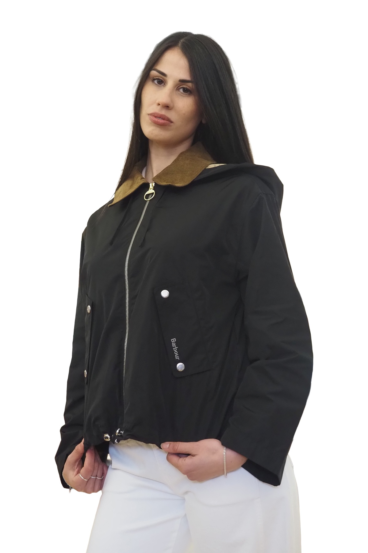 Giacca antipioggia Weaver nera