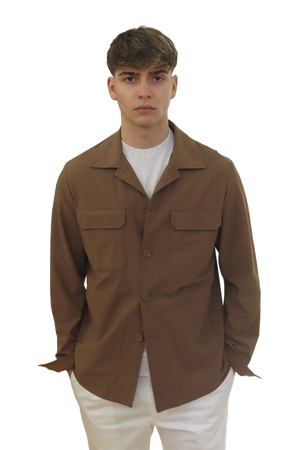 Giacca uomo estiva tabacco