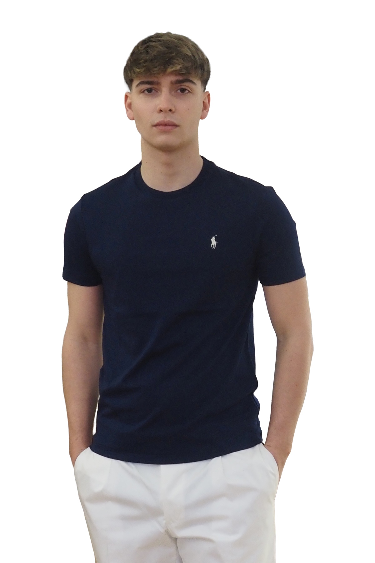T-shirt blu-navy per uomo