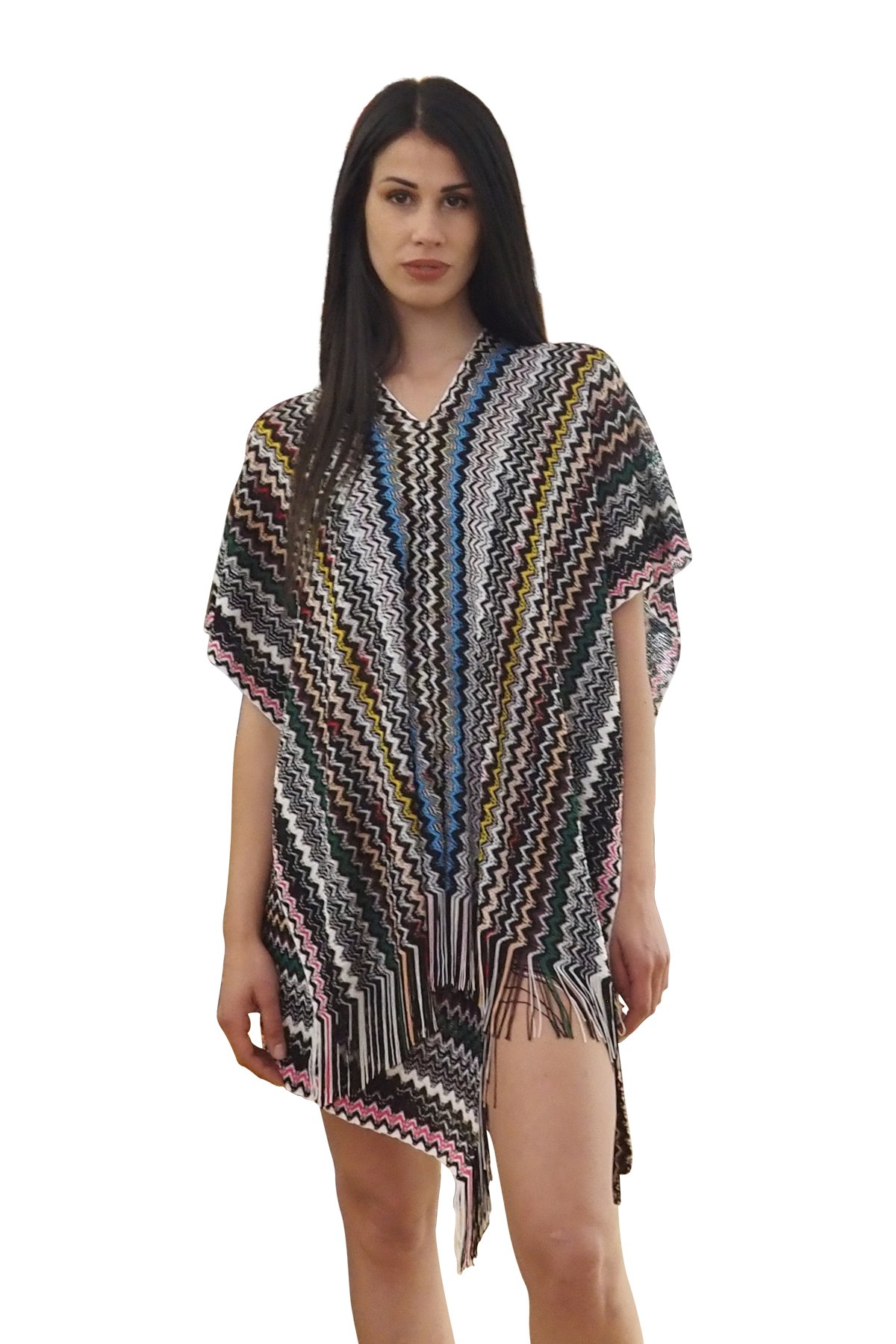 Poncho da abbinare al suo pareo scuro