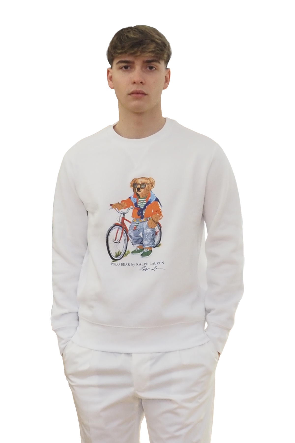 Felpa uomo con orsetto